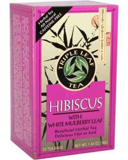 Triple Leaf Tea Hibiscus wxWhite Mulberry Leaf (6×20 BAG)