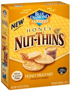 Blue Diamond Honey Mustard Nut Thins (12×4.25 OZ)