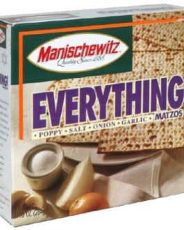 Manischewitz Matzo, Everything (12×10 OZ)