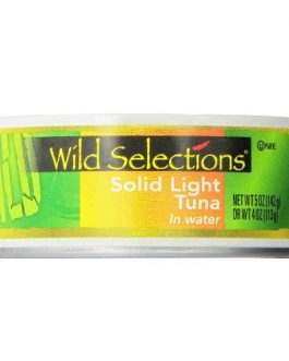 Wild Selections Solid Light Tuna in Water (12×5 OZ)