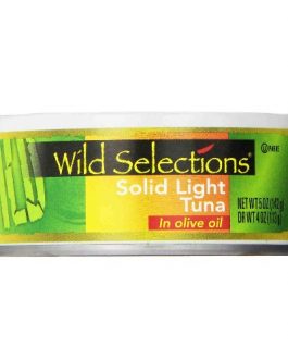 Wild Selections Solid Light Tuna in Olive Oil (12×5 OZ)