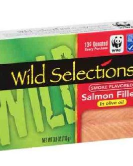 Wild Selections Pink Salmon in Olive Oil (12×3.8 OZ)