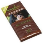 Endangered Species Smooth Dark Chocolate Bar Chimpanzee (12×3 Oz)