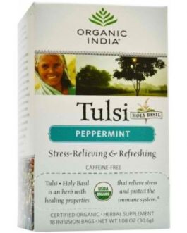 India Peppermint Tulsi Tea (6×18 CT)