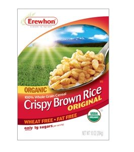 Erewhon Crispy Brown Rice Cereal Gluten Free (12×10 Oz)