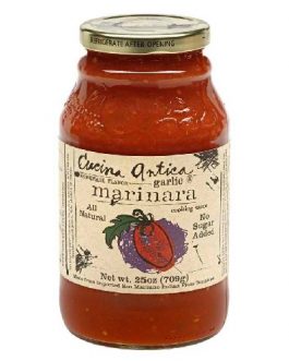 Cucina Antica Garlic Marinara Sauce (12×25 Oz)