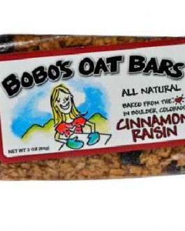 Bobo’s Oat Bars All Natural Cinnamon Raisin Oat Bar (12×3 Oz)