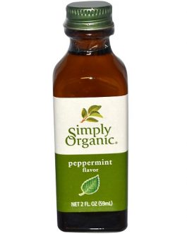 Simply Organic Peppermint Flavor (6×2 Oz)