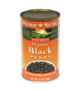 Westbrae Foods Black Beans Fat Free (12×25 Oz)