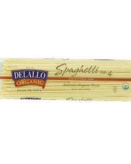 De Lallo Spaghetti Whole Wheat Pasta #4 (16×1 LB)