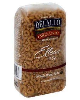 De Lallo Elbows Whole Wheat Pasta #52 (16×1 LB)