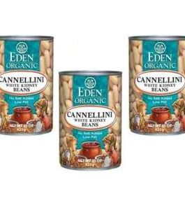 Eden Foods Cannellini Beans Can (12×15 Oz)