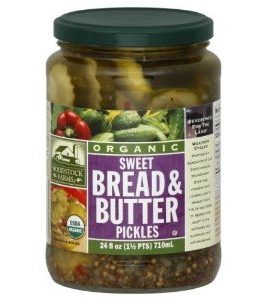 Woodstock Bread & Butter Sweet Pickles (6×24 Oz)