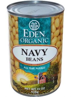 Eden Foods Navy Beans Can (12×15 Oz)