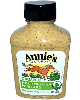 Annie’s Naturals Horseradish Mustard (12×9 Oz)