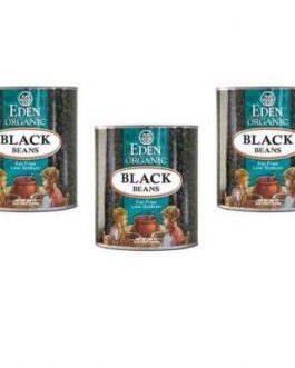 Eden Foods Black Beans Can (12×15 Oz)