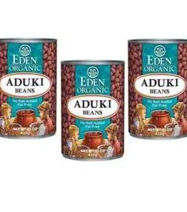 Eden Foods Adzuki Beans Can (12×15 Oz)