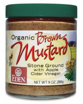 Eden Foods Brown Mustard Glass (12×9 Oz)