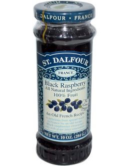 St. Dalfour Black Raspberry 100% Fruit Conserve (6×10 Oz)