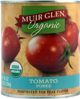 Muir Glen Tomato Puree (12×28 Oz)