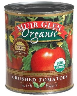 Muir Glen Crushed Tomato With Basil (12×28 Oz)