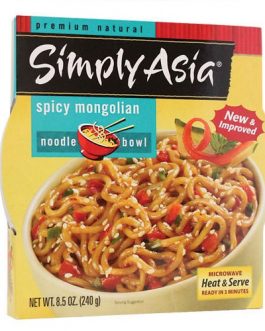 Simply Asia Spicy Mongoli Noodle Bowl (6×8.5 Oz)