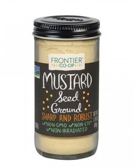 Frontier Herb Ground Yellow Mustard Seed (1×1.76 Oz)