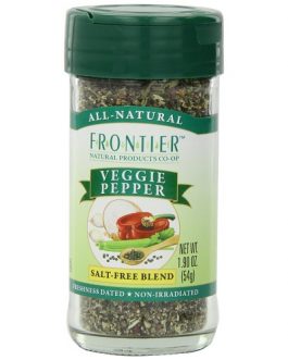 Frontier Herb Saltless Veggie Pepper (1×1.76 Oz)