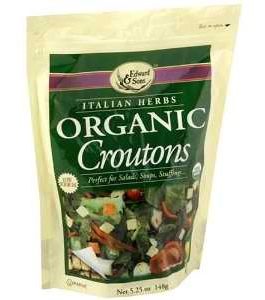 Edward & Sons Italian Herb Croutons (6×5.25 Oz)