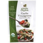 Simply Organic Org Garlic Vinaigrette Salad Dressing Mix (12×1 Oz)