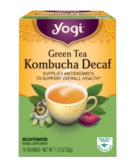 Yogi Green Kombucha Decaf Tea (6×16 Bag)