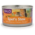 Halo Cat Chicken Spots Stew (12×3 Oz)