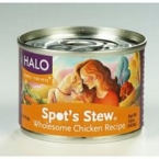 Halo Dog Chicken Spots Stew (12×5.5 Oz)