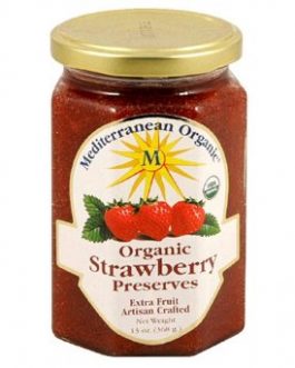 Mediterranean Organics Strawberry Preserves (12×13 Oz)