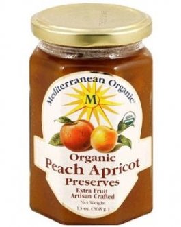 Mediterranean Organics Peach Apricot Preserves (12×13 Oz)