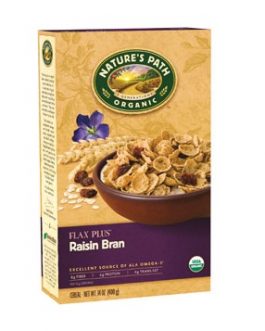 Nature’s Path Flax Plus Raisin Bran Cereal (12×14 Oz)