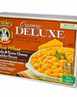 Annie’s Deluxe Whole Wheat Shells & Cheddar (12×9.5 Oz)