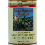 Santa Barbara Cal Green Pitted Olives (12×6 Oz)