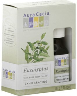 Aura Cacia Eucalyptus Essential Oil (1×0.5Oz)