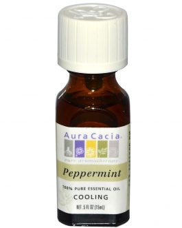 Aura Cacia Peppermint Essential Oil (1×0.5Oz)