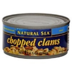 Natural Sea Chopped Clams (12×6.5 Oz)