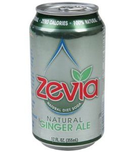 Zevia Natural Ginger Ale Diet Soda (4x6x12 Oz)