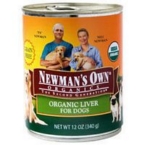 Newman’s Own Liver Dog Food Can (12×12 Oz)