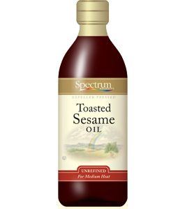 Spectrum Naturals Unrefined Toasted Sesame Oil ( 6×8 Oz)