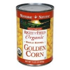 Westbrae Foods Golden Corn Canned vegetable (12×15.25 Oz)