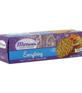 Milton’s Everything Gourmet Round Crackers Multigrain (12×8.3 Oz)