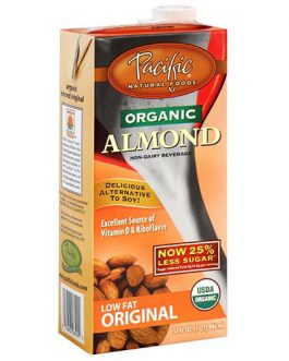 Pacific Natural Naturally Almond Original Low Fat Beverage (12×32 Oz)