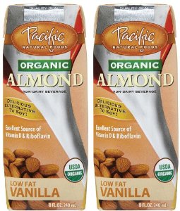 Pacific Natural Naturally Almond Vanilla Low Fat Beverage (12×32 Oz)