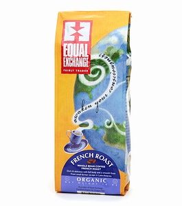 Equal Exchange French Roast Whole Bean Coffee (6×10 Oz)