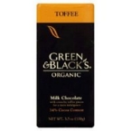 Green & Black Milk Choc Toffee 34% Cocoa (10×3.5 Oz)